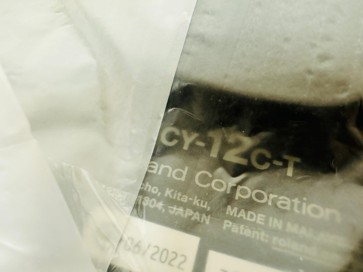 Roland CY-12C-T Thin Black Back Cymbal CY12