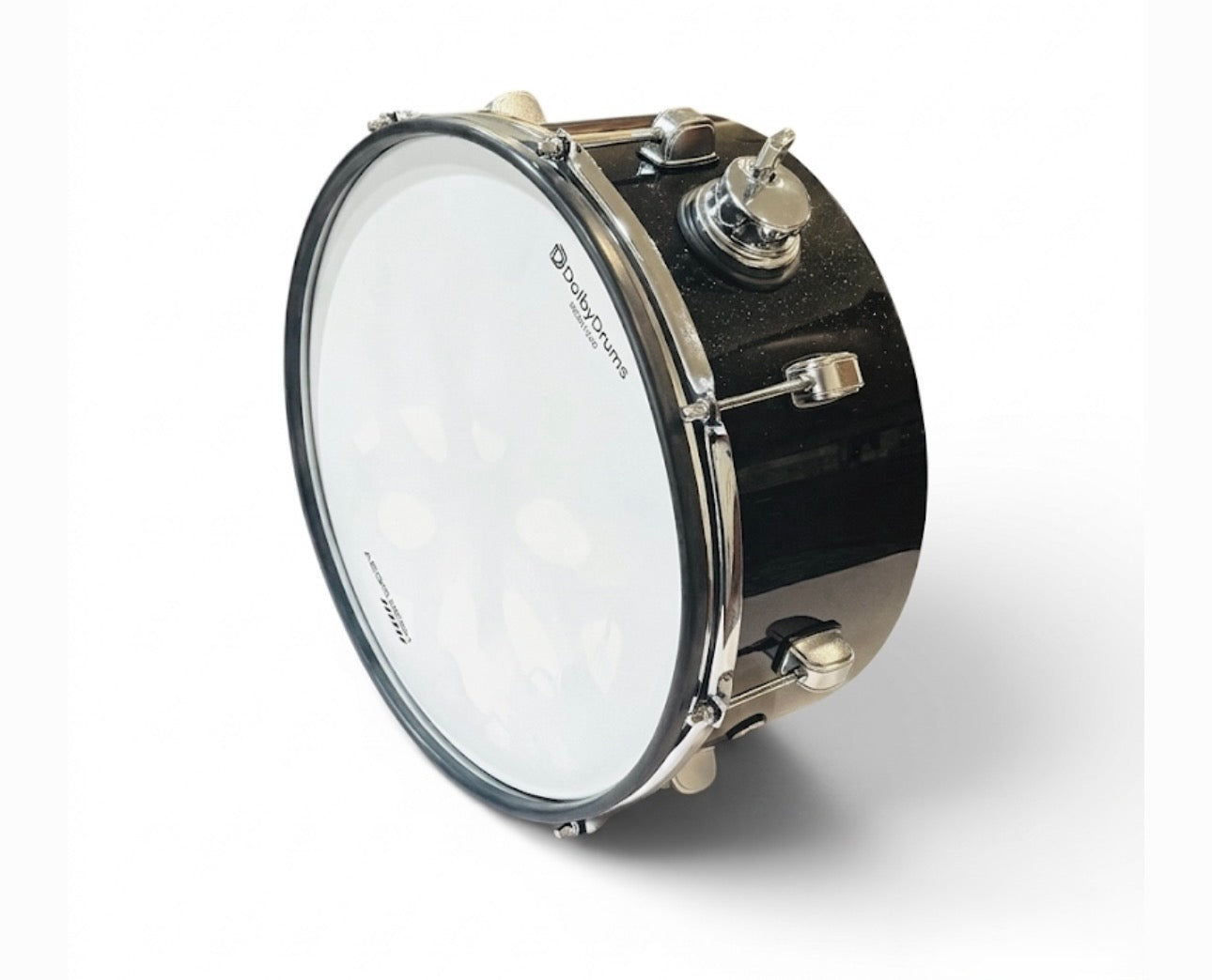 Dolby 14” Black Sparkle Electronic Rack Snare or Tom 6 Trigger for Roland Alesis Drum