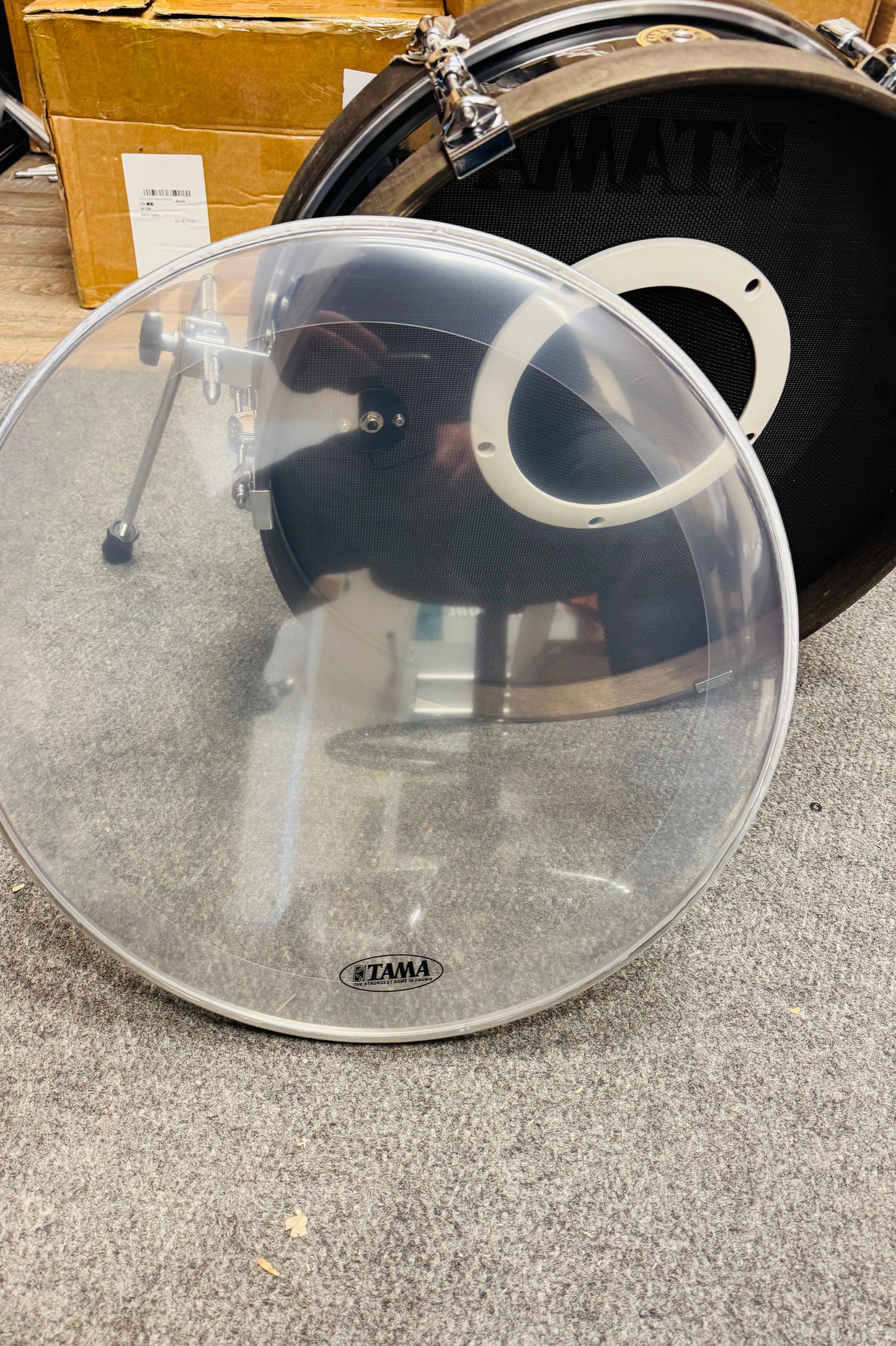 Tama Club Jam 18” Electronic Kick Drum Black Bass Compatible Roland Alesis