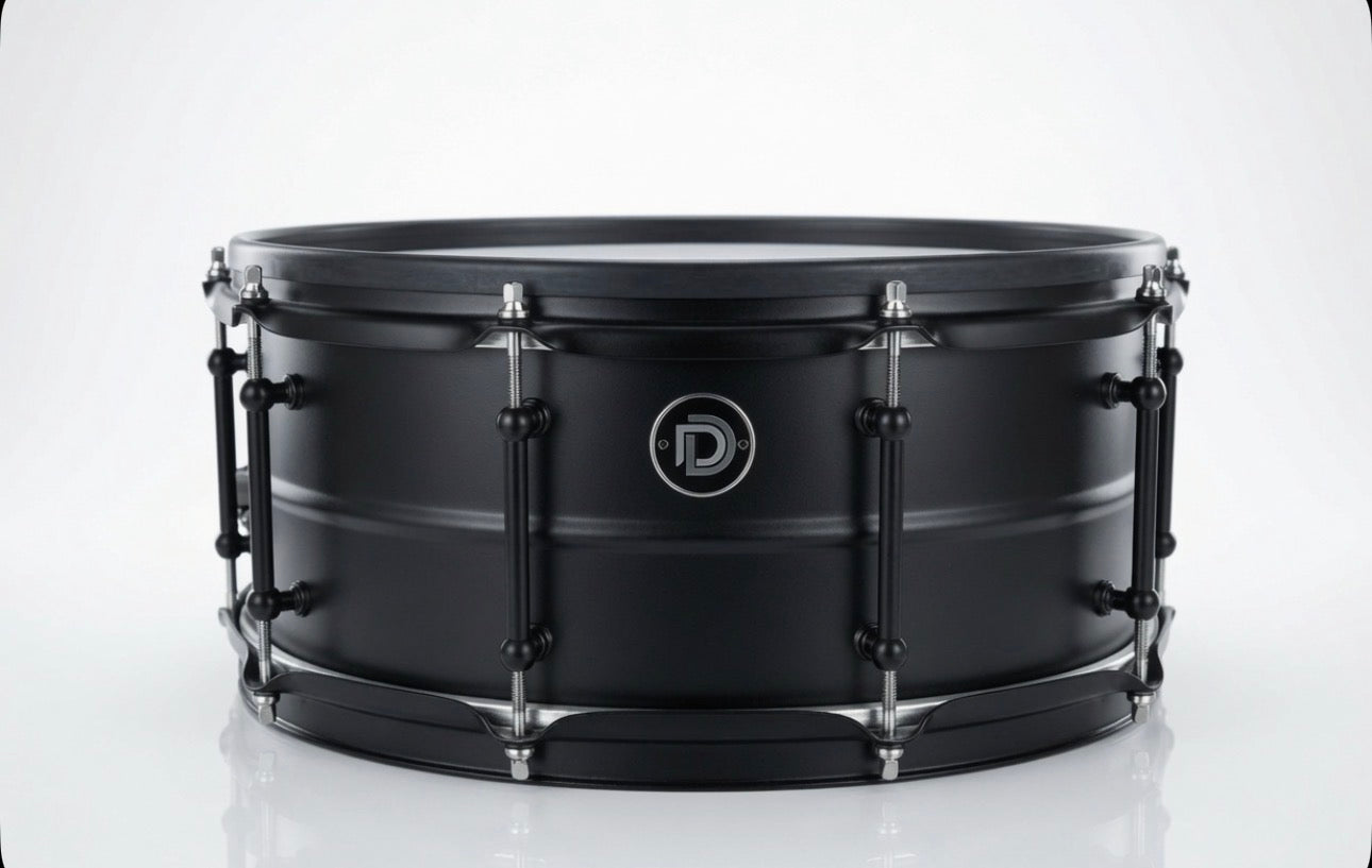 Dolby 14” Black Metal Electronic SNARE w 6 Triggers for Roland Alesis Drum