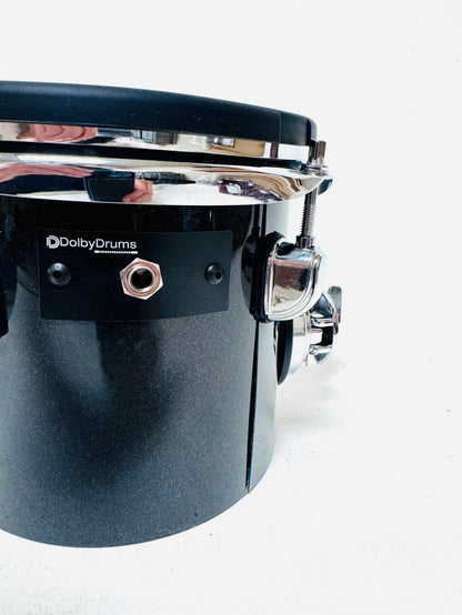 6” x 6” Black Electronic Octoban Dual Zone B-STOCK for Roland Alesis Drum