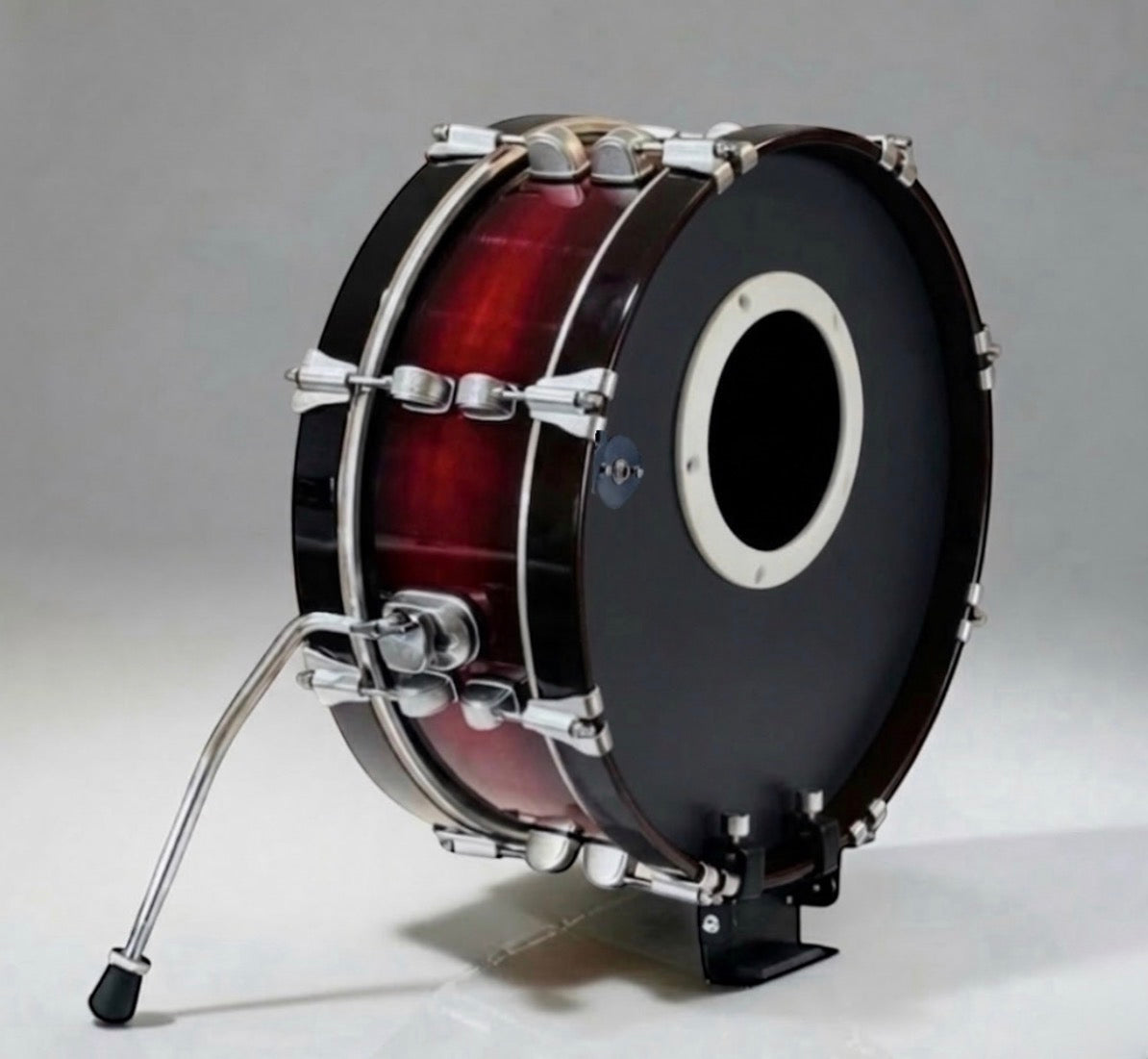 Dolby 18” Electronic Kick Drum Red Fade for Roland Alesis