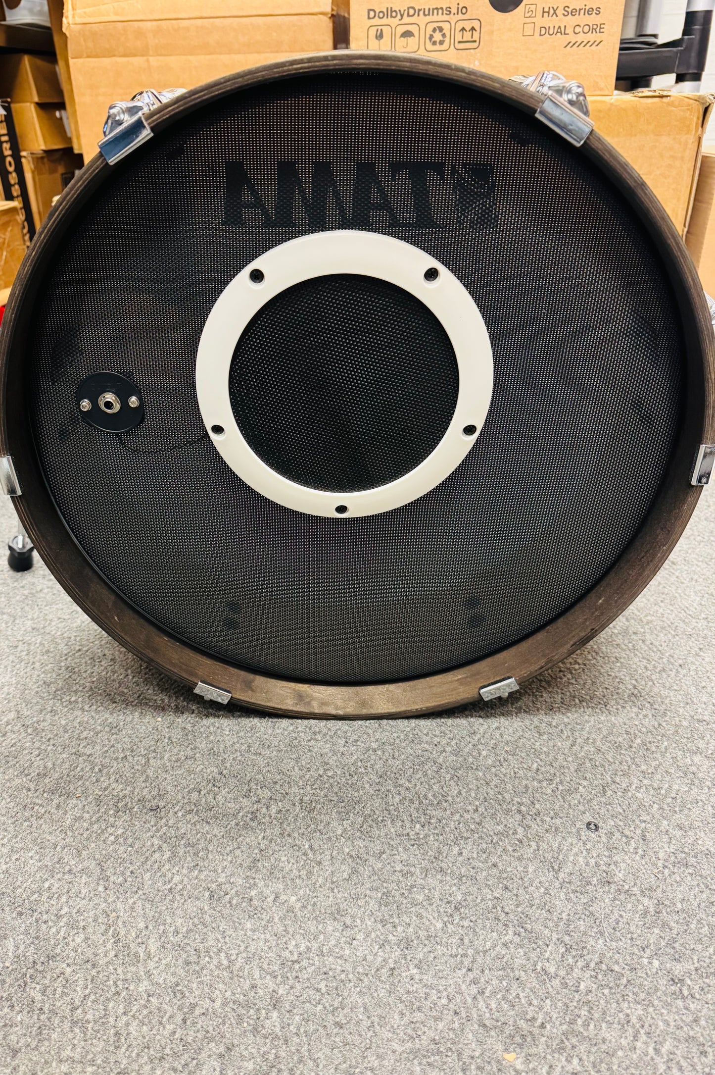 Tama Club Jam 18” Electronic Kick Drum Black Bass Compatible Roland Alesis