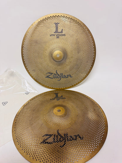 Pair Zildjian 14” inch L80 Low Volume Hi Hat Cymbal