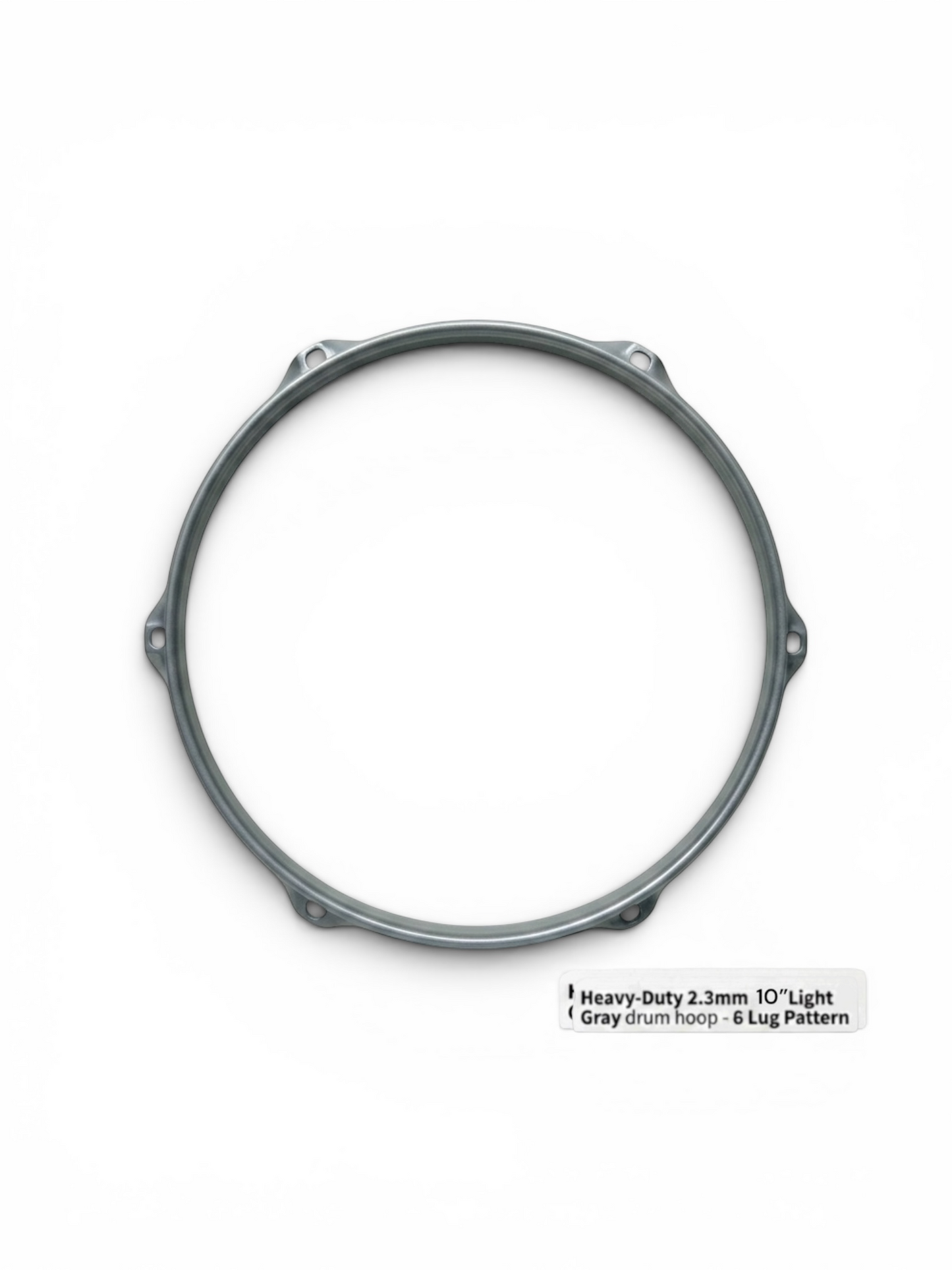 Dolby 10” Gray Hoop 6 Lug 2.3 mm Heavy Duty Triple Flange