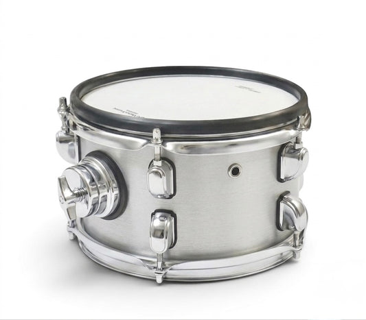 Dolby 8” Electronic White Silver TOM w 3 Triggers for Roland Alesis Drum