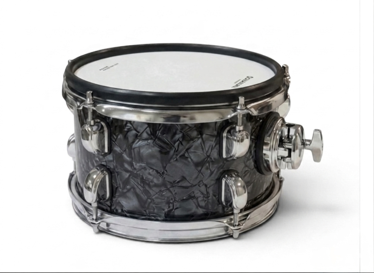 Dolby 8” Electronic Dark Fracture TOM w 3 Triggers for Roland Alesis Drum