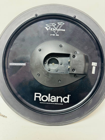 Roland CY-15R Black Ride Cymbal with Arm Clamp Cable CY15 CY-15