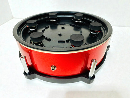 12” Electronic Red Sparkle SNARE w 6 Triggers for Roland Alesis Drum