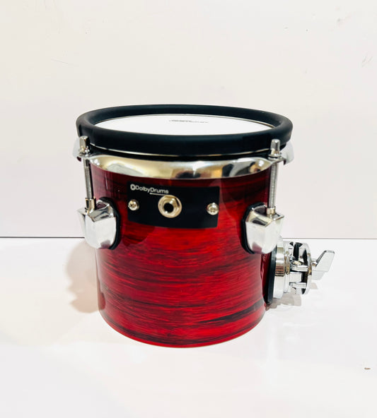 6 x 6” Electronic Red Wood Octoban Dual Zone for Roland Alesis Drum