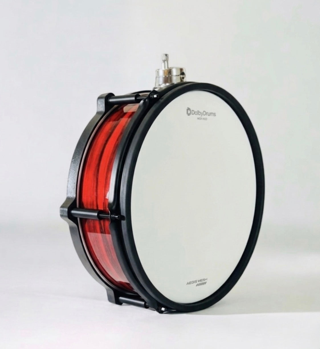 Dolby 12” Electronic Red Wood Tom or Snare w 6 Triggers for Roland Alesis Drum HX