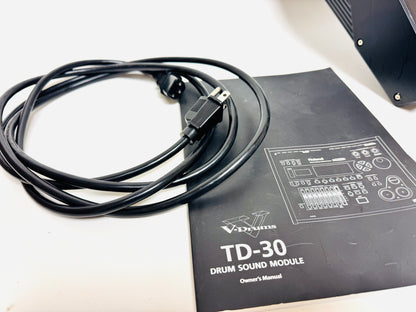 Roland TD-30 V-Drums Module w EXTRAS Brain TD30