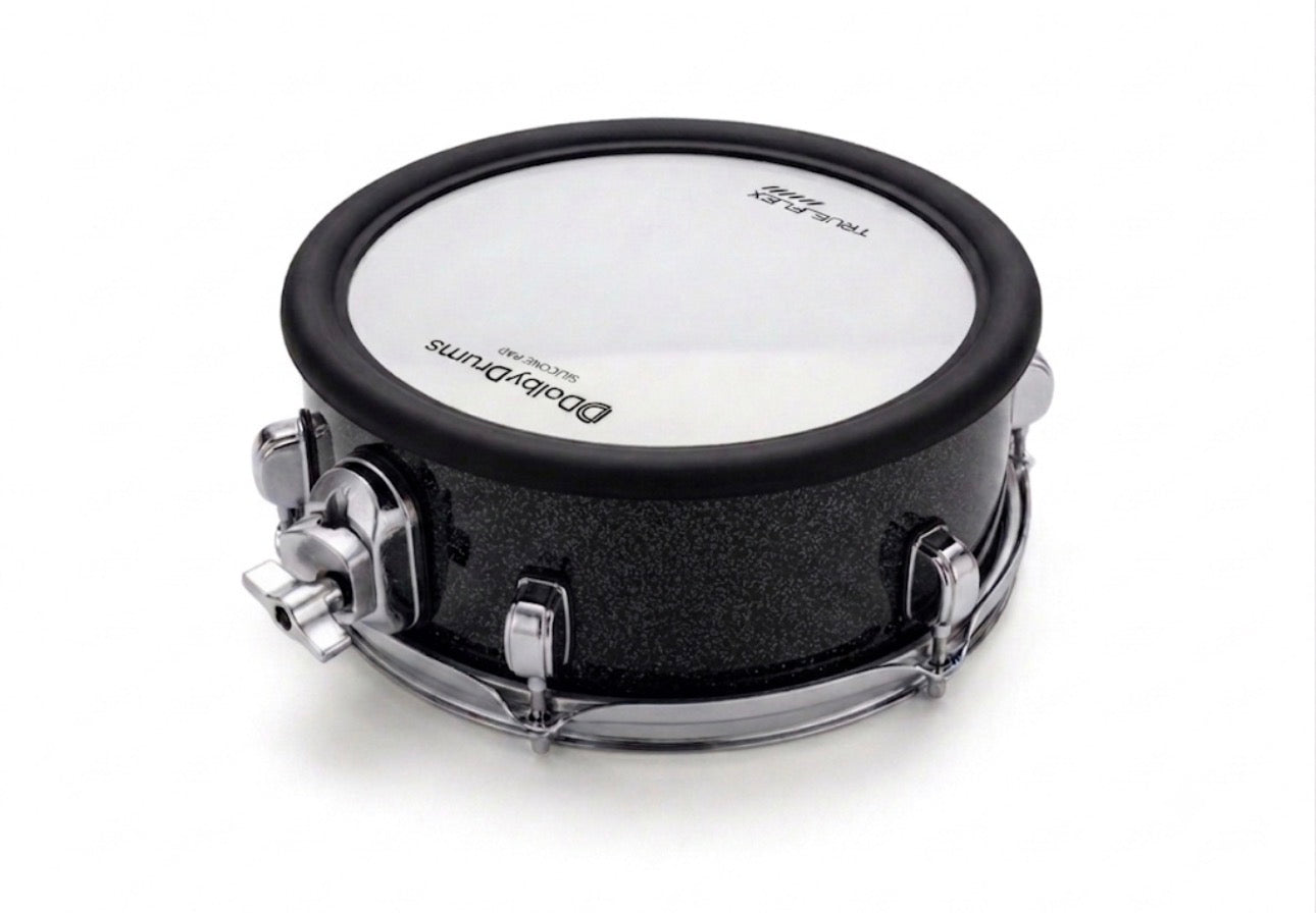 Dolby 12” Silicone Black Sparkle Electronic TOM for Roland Yamaha Drum