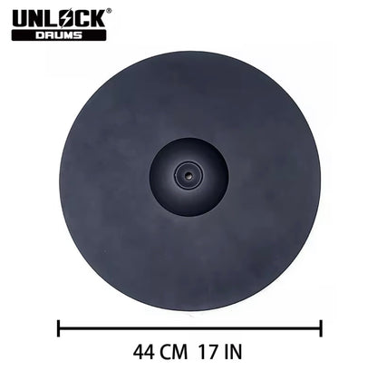 UNLOCK 17” 3 Zone Thin RIDE Cymbal for Roland Alesis Kit