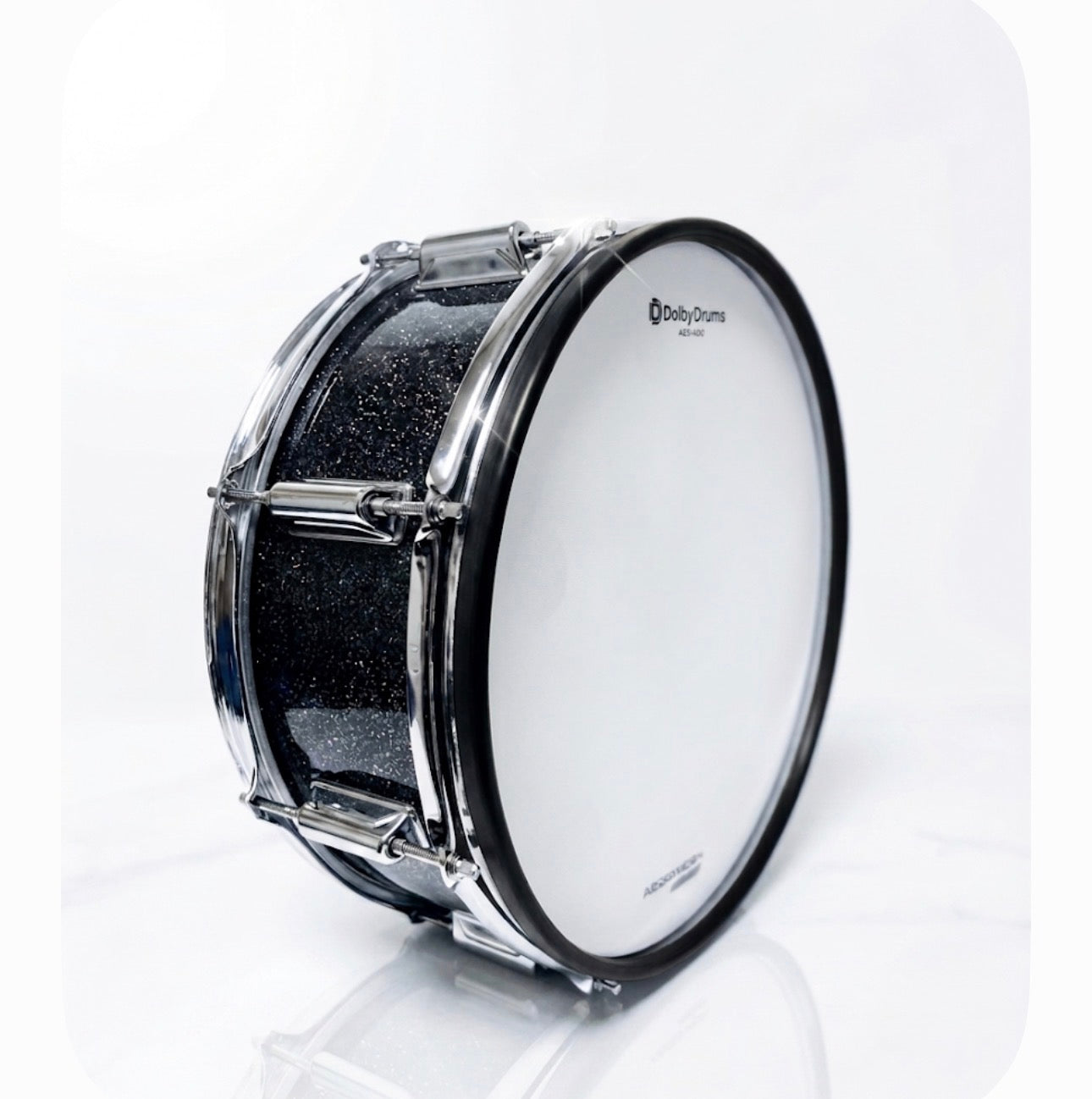 Dolby 14 x 5” Electronic Black Sparkle SNARE w 6 Triggers for Roland Alesis Drum