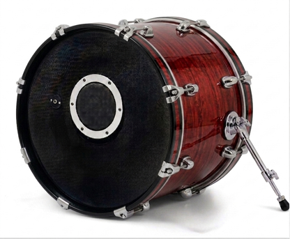 Dolby 22 x 14” Electronic Kick Drum Red Wood Bass for Roland Alesis Lemon
