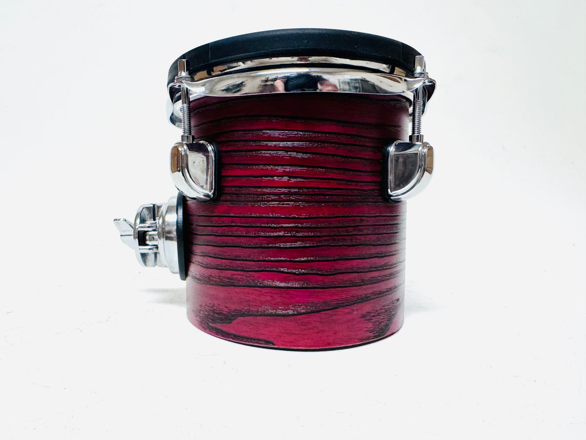 6 x 6” Electronic Red Wood Octoban Dual Zone for Roland Alesis Drum