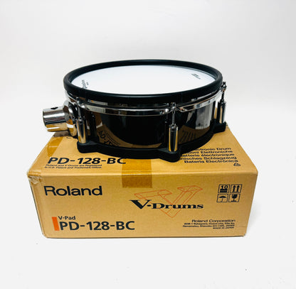 Roland PD-128-BC 12” Black Chrome Mesh Tom Pad PD128