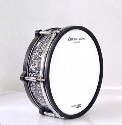 Dolby 12” Electronic Black Abalone SNARE w 6 Triggers for Roland Alesis Drum HX