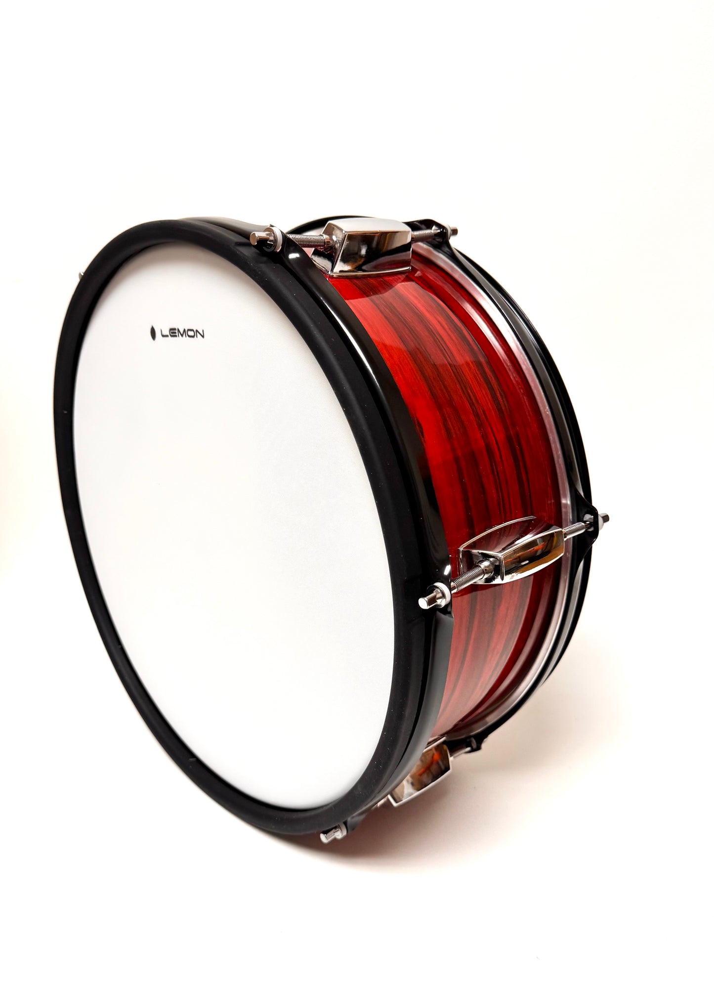 Lemon 13” x 5” Mesh Red Flame Snare for Roland or Alesis Strike