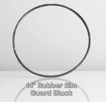14” Rubber Rim Hoop Guard Protector for Roland Alesis or Acoustic Drum