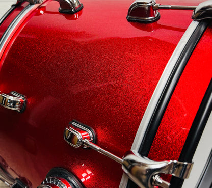 Dolby Drums 16” Electronic Kick Drum RED Sparkle Bass for Roland Alesis