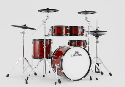 Lemon T950 Electronic Drum Set FLAME RED  T-950 Compatible Roland Alesis