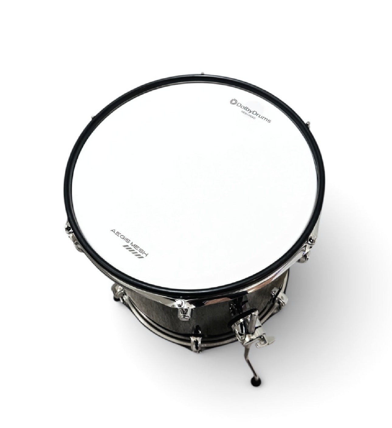 Dolby 12” x 12” Black Sparkle Floor Tom Electronic Full Shell for Roland Alesis