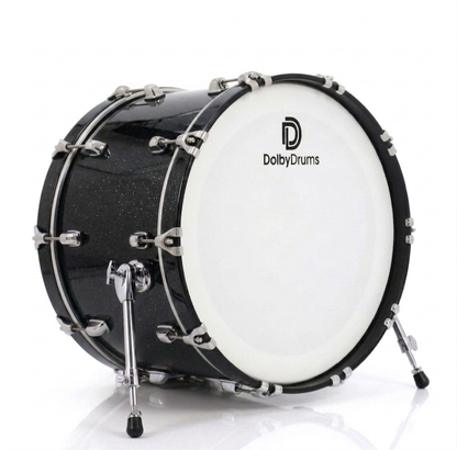 Dolby 22 x 14” Electronic Kick Drum Black Sparkle Bass for Roland Alesis Lemon