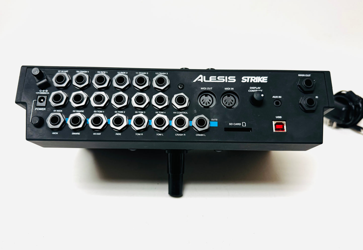Alesis Strike *READ* Drum Module Brain with Cables and Mount Pla