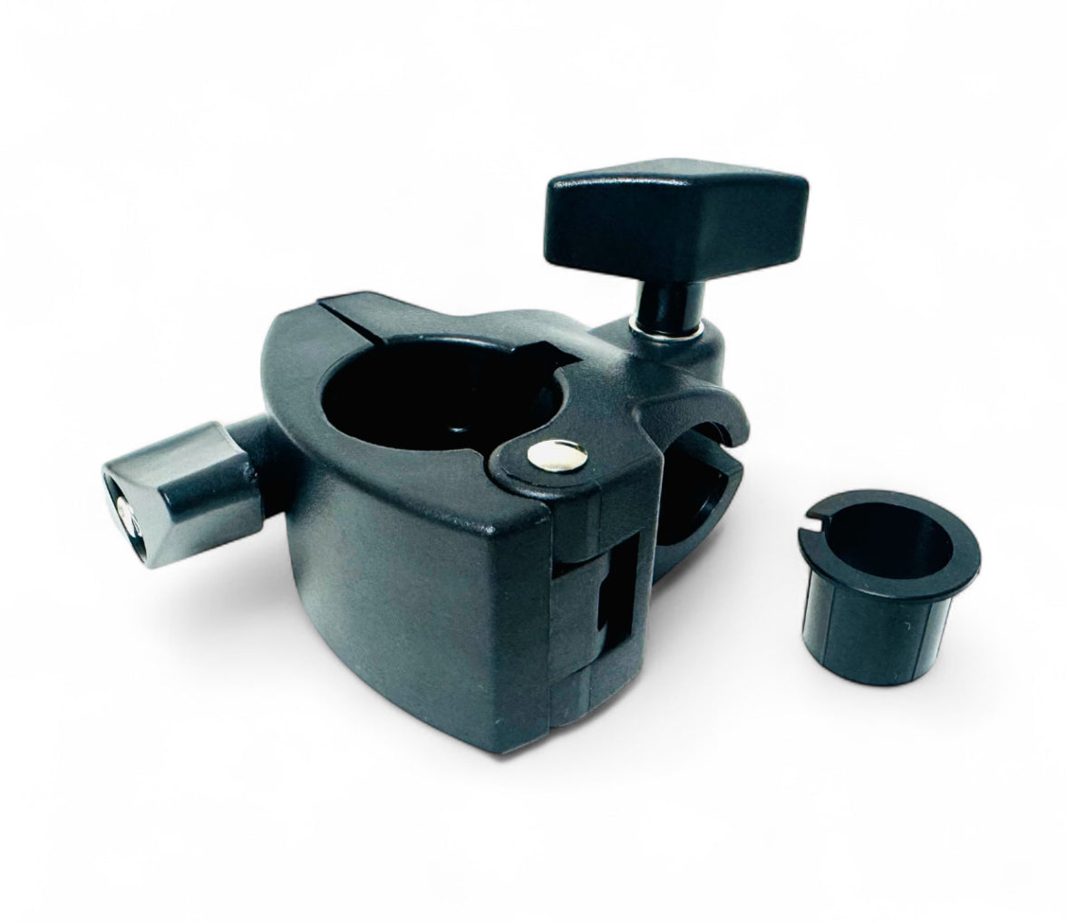 Hatched Rack Mount Clamp Bracket w 3/4” Sleeve for Alesis Cymbal Arm