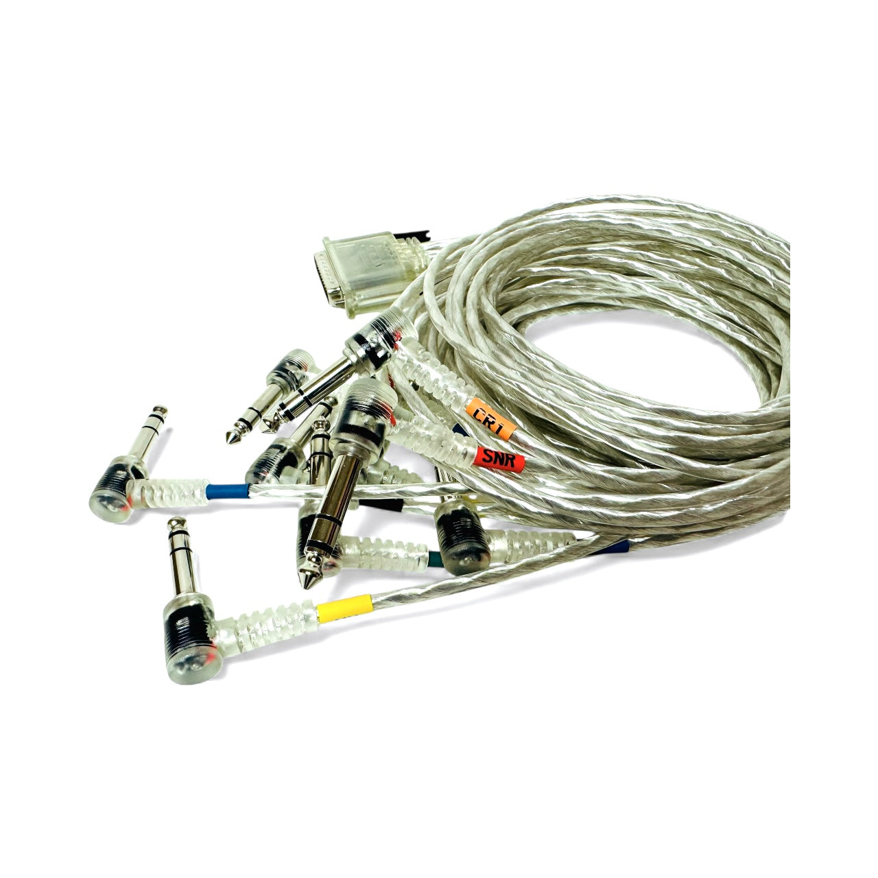 Cable Snake CLEAR Loom for ROLAND V DRUM MODULE TD-9 TD-11 TD-15 TD-17 TD-25 TD-27