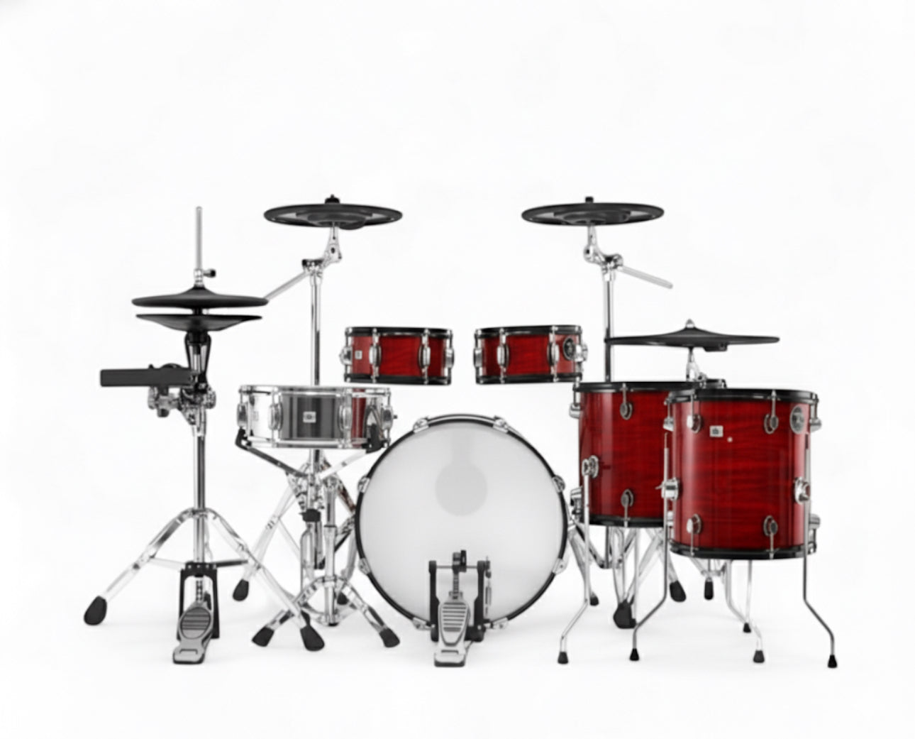 Lemon T-950 SE Drum Set FLAME RED Compatible Roland +Alesis T950