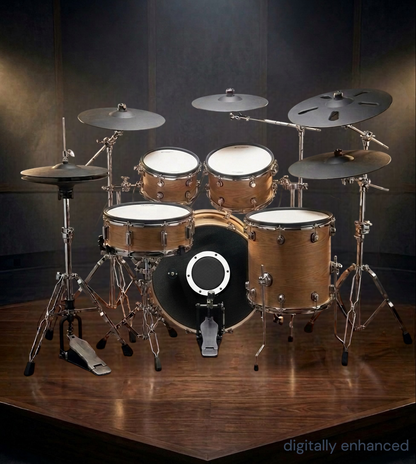 Dolby E Drum Shell Pack Natural Wood Kick Snare Tom for Roland Alesis Lemon