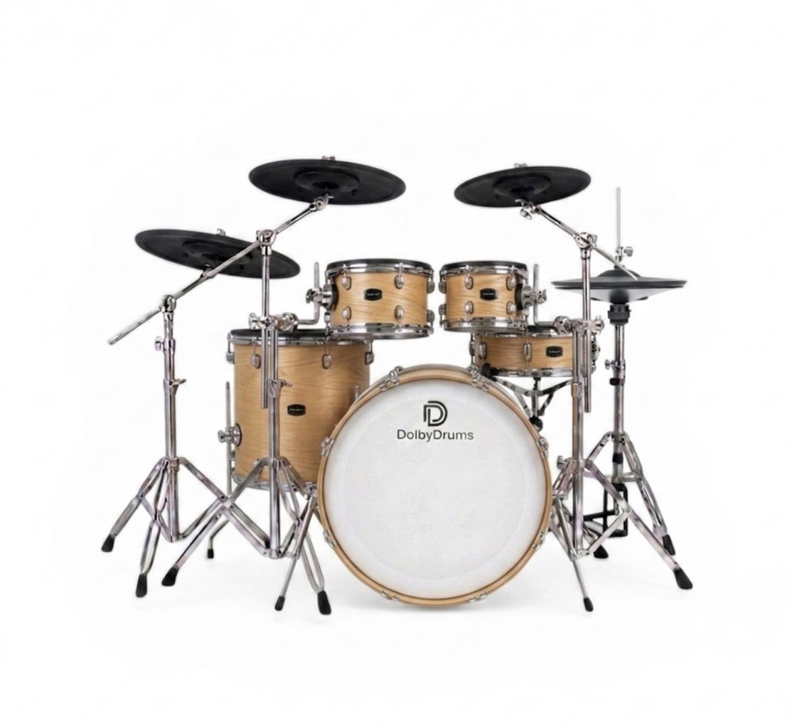 Dolby REV-9 NATURAL WOOD Electronic Drum Kit