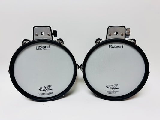 Pair of Roland PDX-100 10” Mesh Snare Tom Pad PDX100