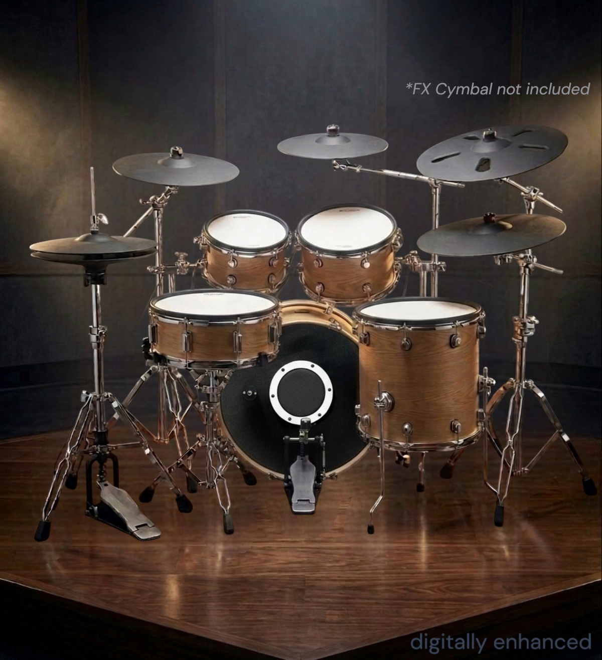 Dolby REV-9 NATURAL WOOD Electronic Drum Kit