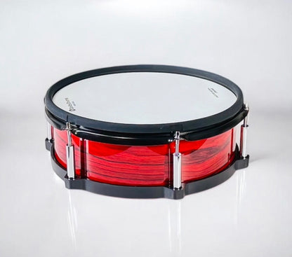 Dolby 12” Electronic Red Wood SNARE w 6 Triggers for Roland Alesis Drum HX