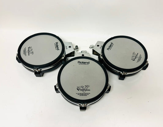 Set of 3 Roland Pd-85 8” mesh drum pads PD85