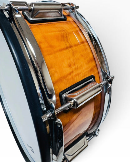 Dolby 14 x 5” Flame Maple Electronic Snare w 6 Triggers for Roland Alesis