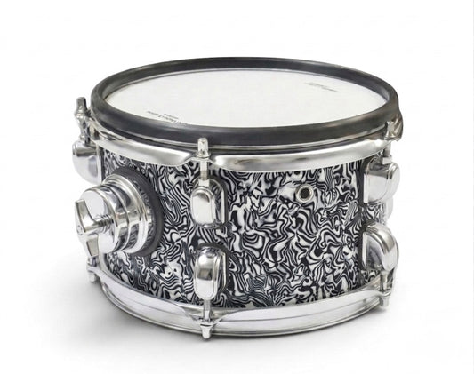 Dolby 8” Electronic Black Abalone TOM w 3 Triggers for Roland Alesis Drum