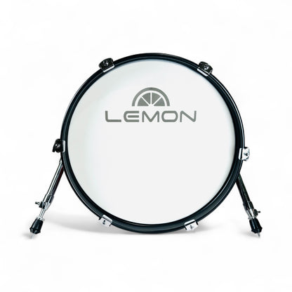 Lemon 16” RED FLAME Bass Kick Drum for Roland and Alesis Kit