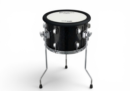 Dolby 12” x 9” Silicone Black Sparkle Electronic Floor Tom for Roland Yamaha Drum