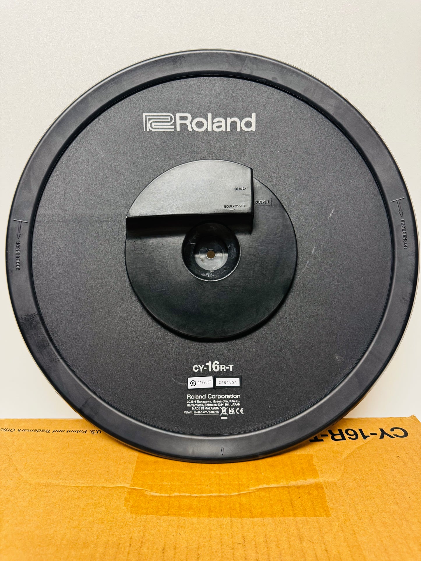 Roland CY-16R-T 16” Black Ride Cymbal CY16 CY-16