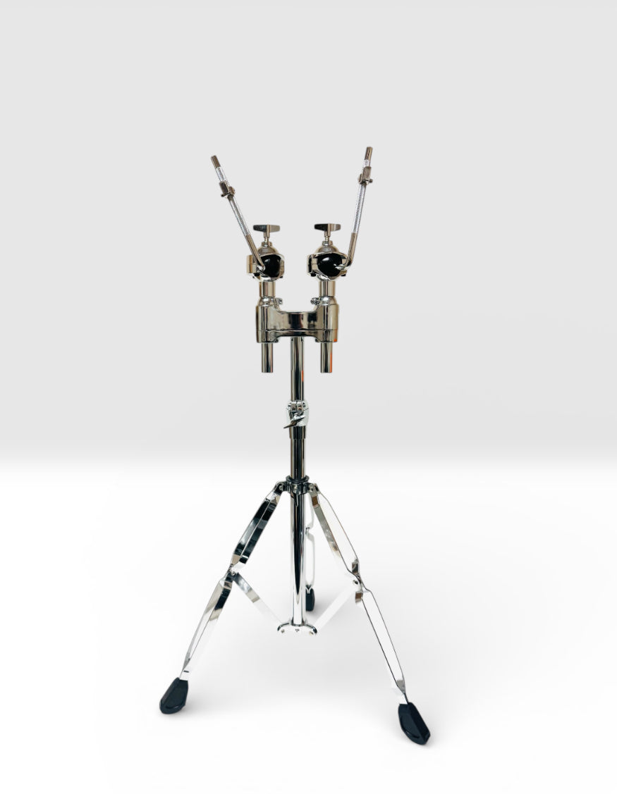 Double Tom Drum Arm Holder with Stand and Mounts