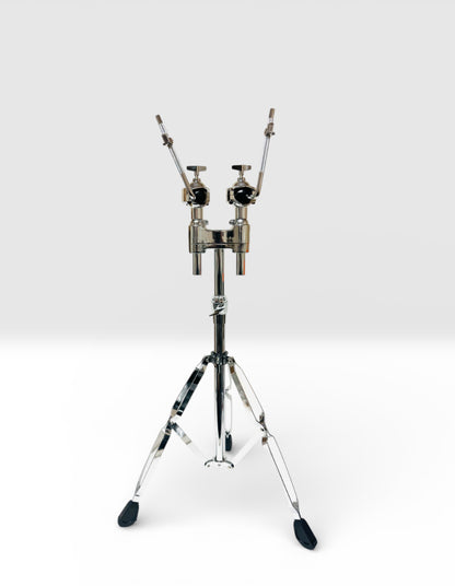 Double Tom Drum Arm Holder with Stand and Mounts