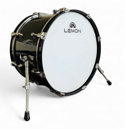 Lemon Shell Pack Black Sparkle Bass Tom Snare Drum for Roland Or Strike Kit