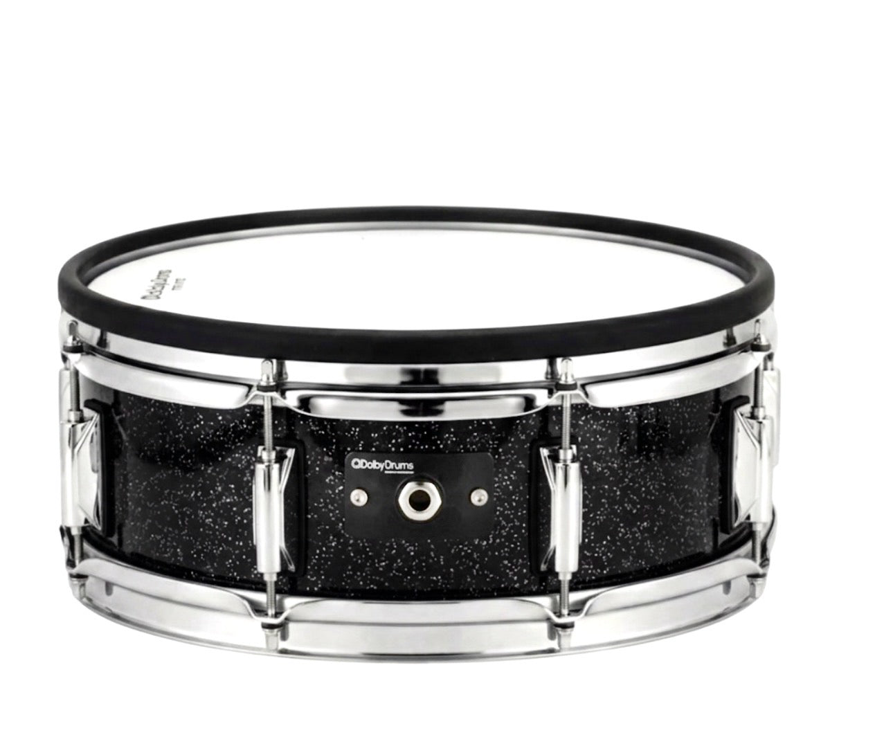 Dolby 14 x 5” Electronic Black Sparkle SNARE w 6 Triggers for Roland Alesis Drum