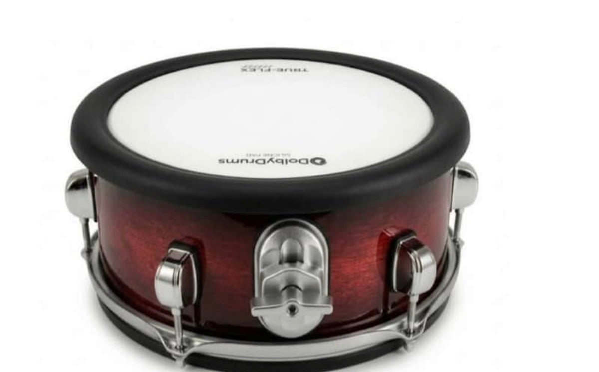 Dolby 10” Dual Core RED FADE TOM for Electronic Roland Drum