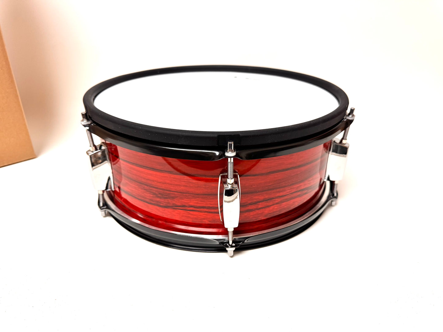 Lemon 13” x 5” Mesh Red Flame Snare for Roland or Alesis Strike